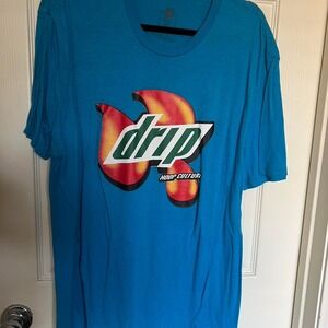 Blue Drip Hoop Culture tee